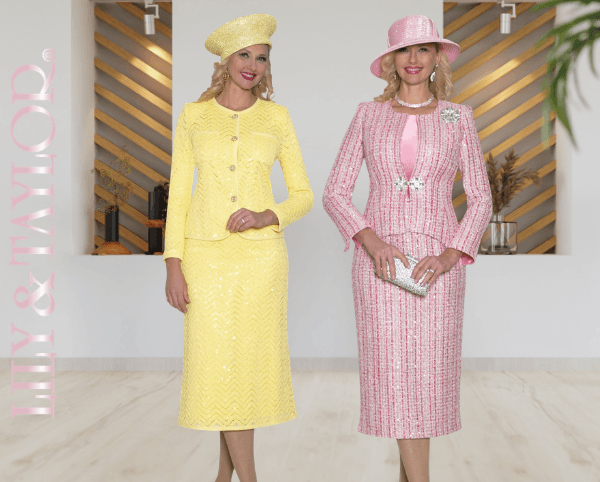 Lily and Taylor Church Suits